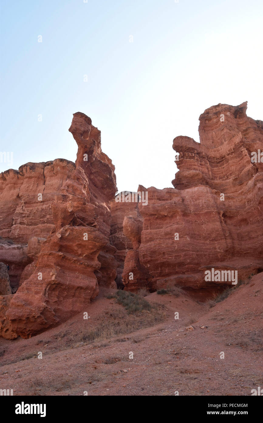 Charyn Canyon, Charyn Canyon National Park, Almaty, Kasachstan Stockfoto