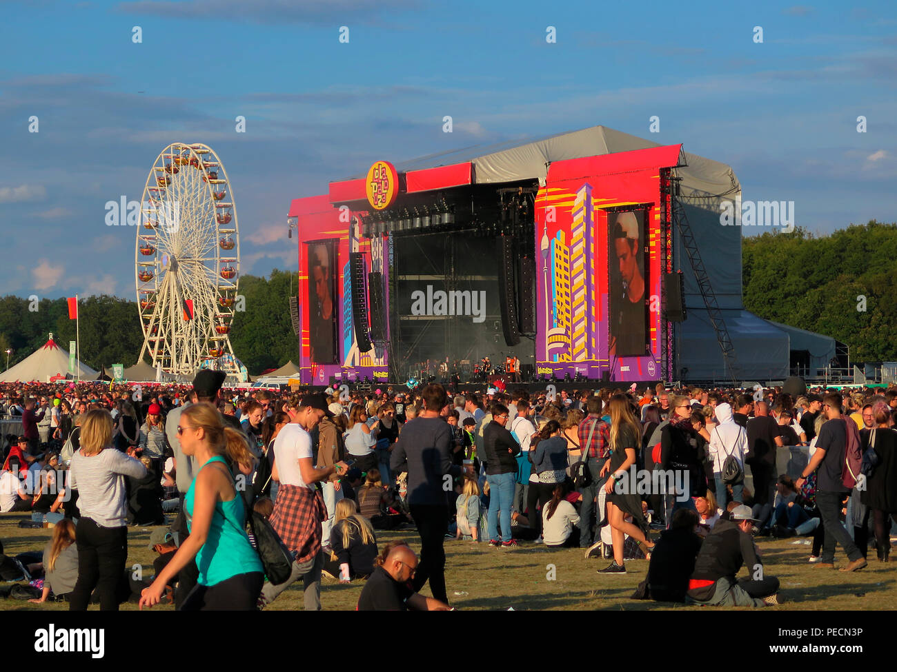 Konzert, Lollapalooza, Festival, Hoppegarten, Brandenburg, Deutschland Stockfoto