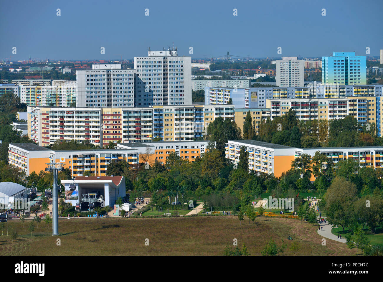 Wohnsiedlung, Blumberger Damm, Marzahn, Berlin, Deutschland Stockfoto