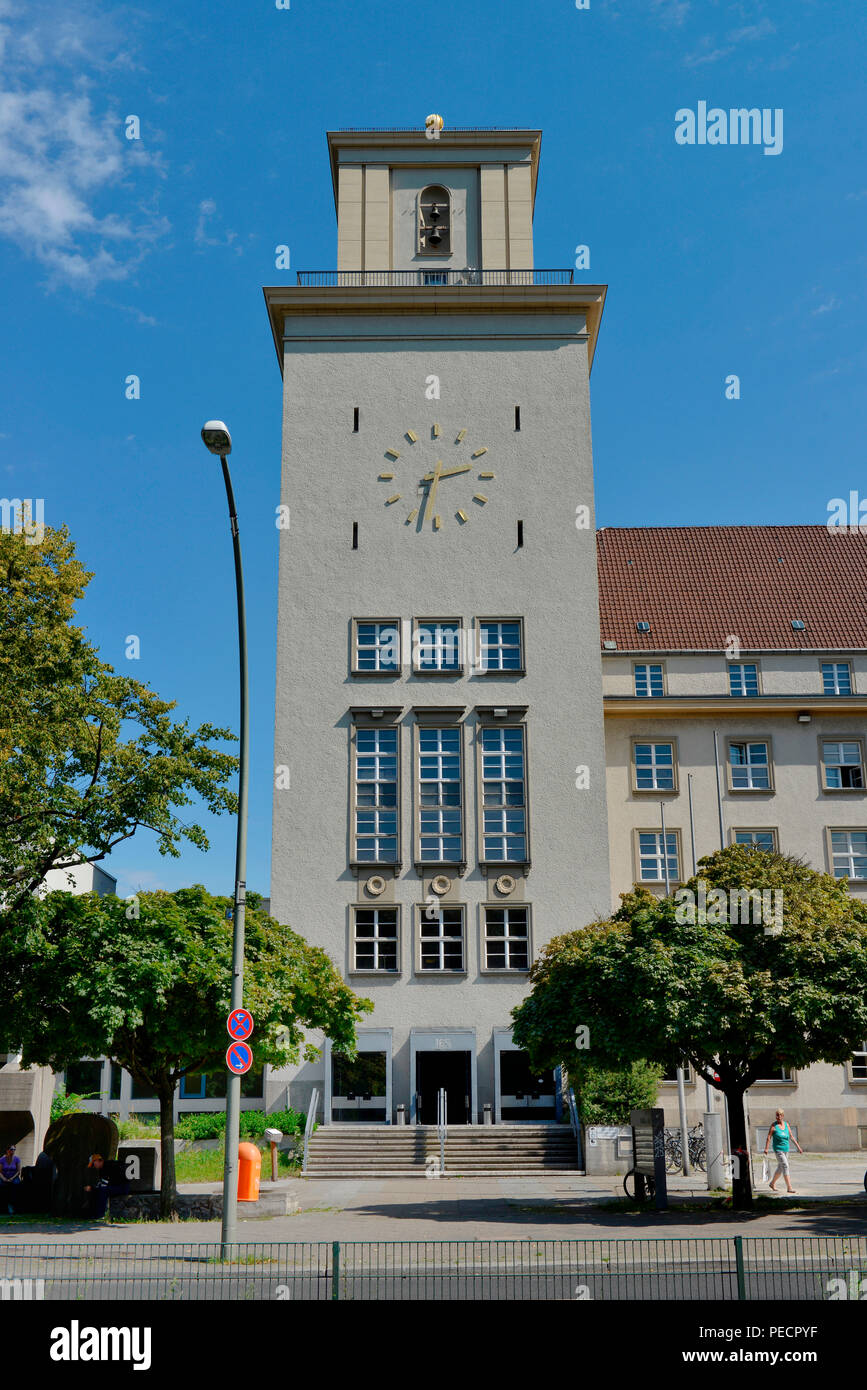 Rathaus Tempelhof, Tempelhofer Damm, Tempelhof, Berlin, Deutschland Stockfoto