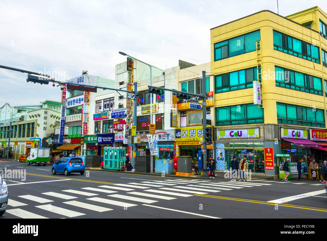 Straßen der Insel Jeju Südkorea Strait Asien Stockfoto