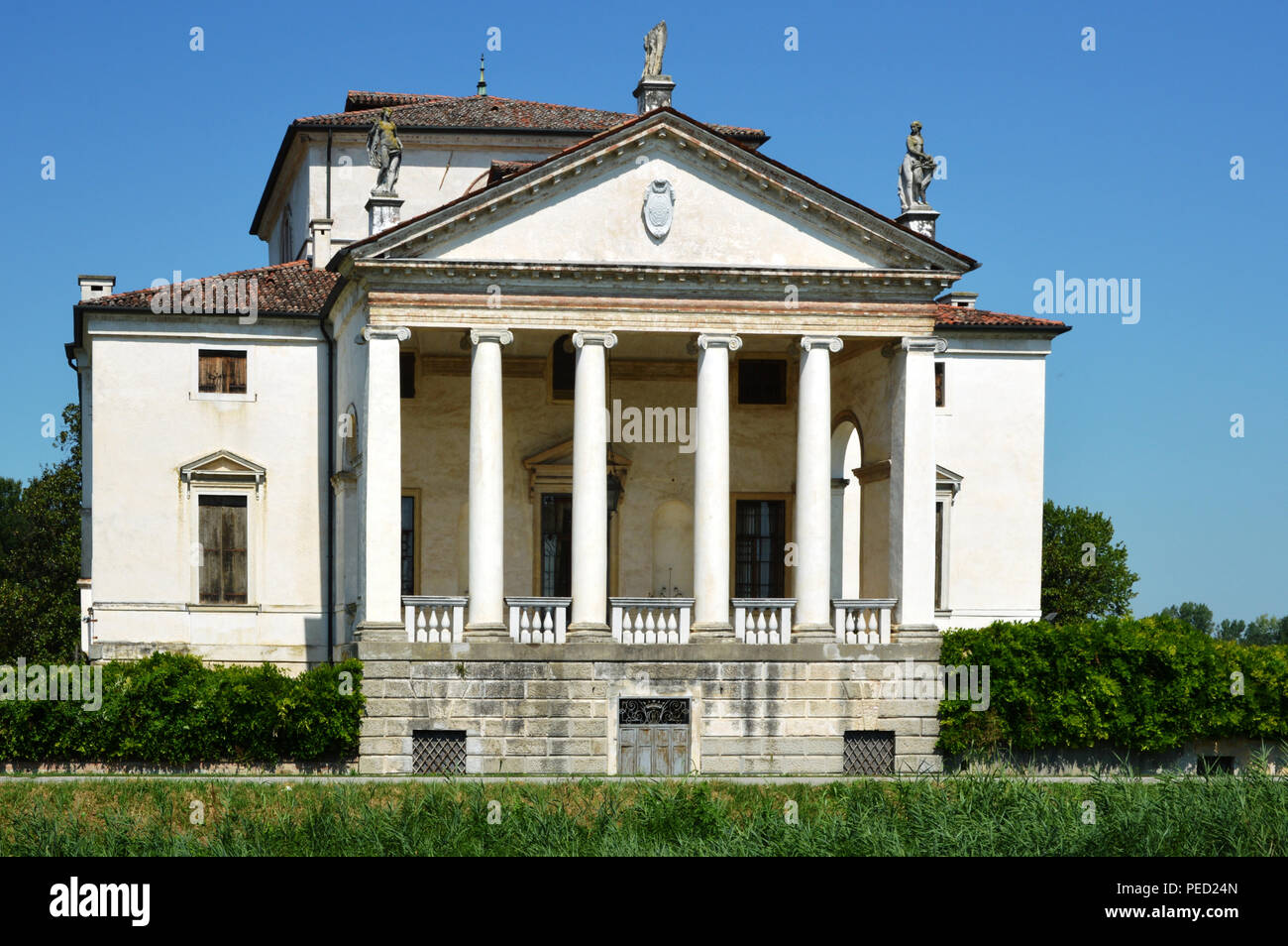 Padova, Italien - 30.Juni 2018 - Villa Molin bei Mandria in der Nähe von Padua, Jahr 1597 von Vincenzo Scamozzi ab 1600 bis Architekten Stockfoto
