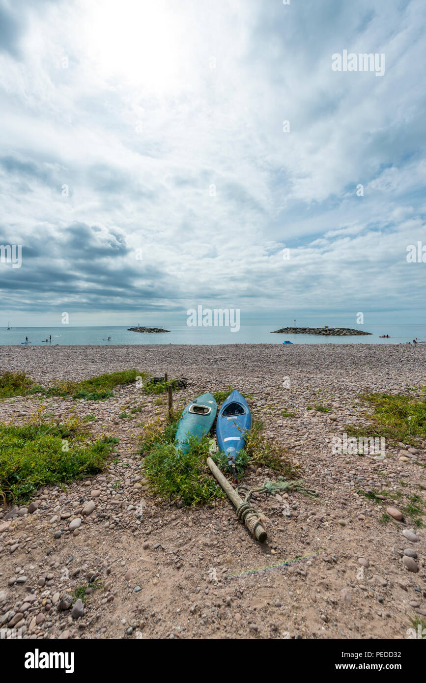 Meer, Sidmouth, Devon. Großbritannien Stockfoto