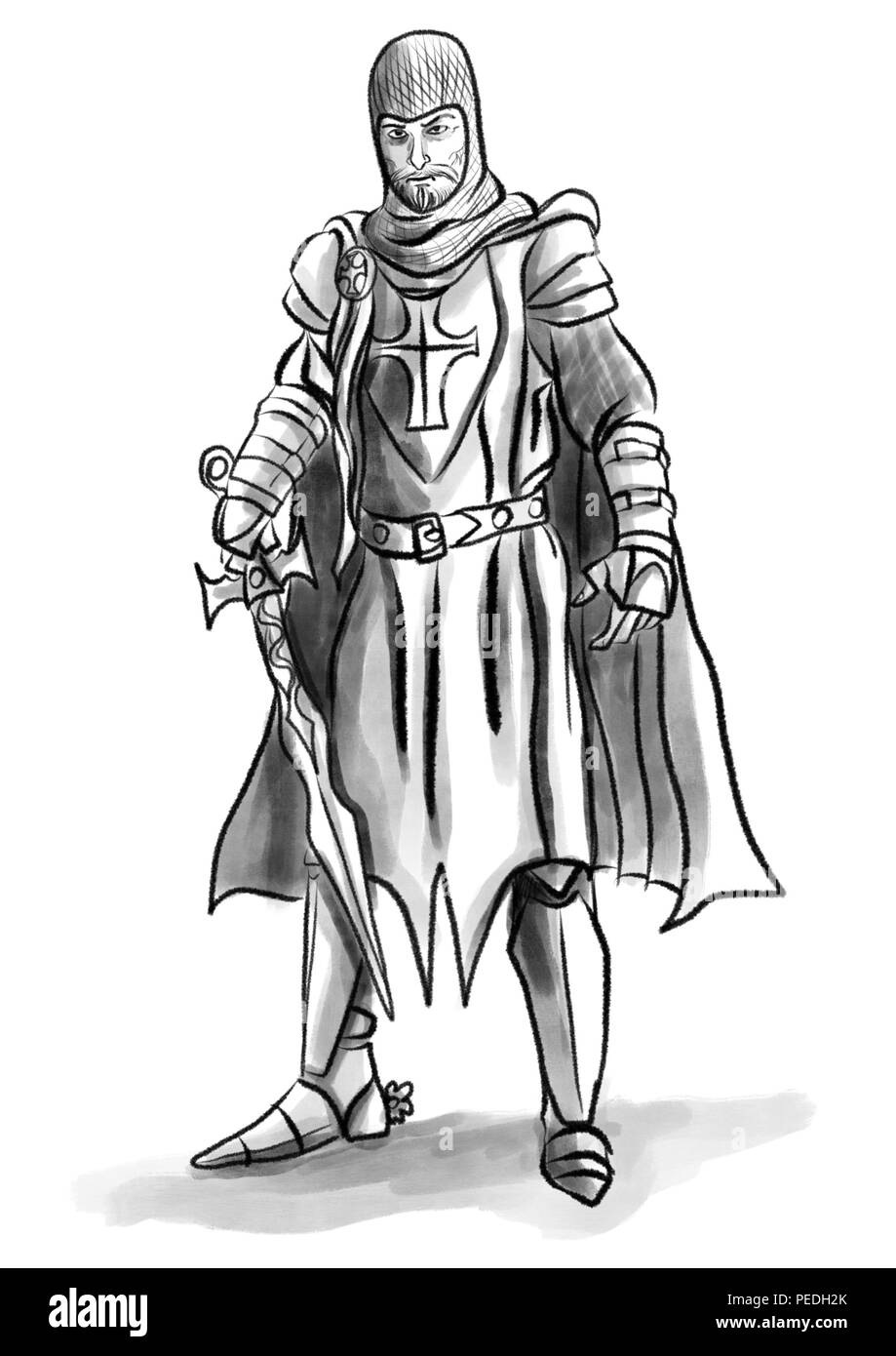 Tempelritter Stockfoto