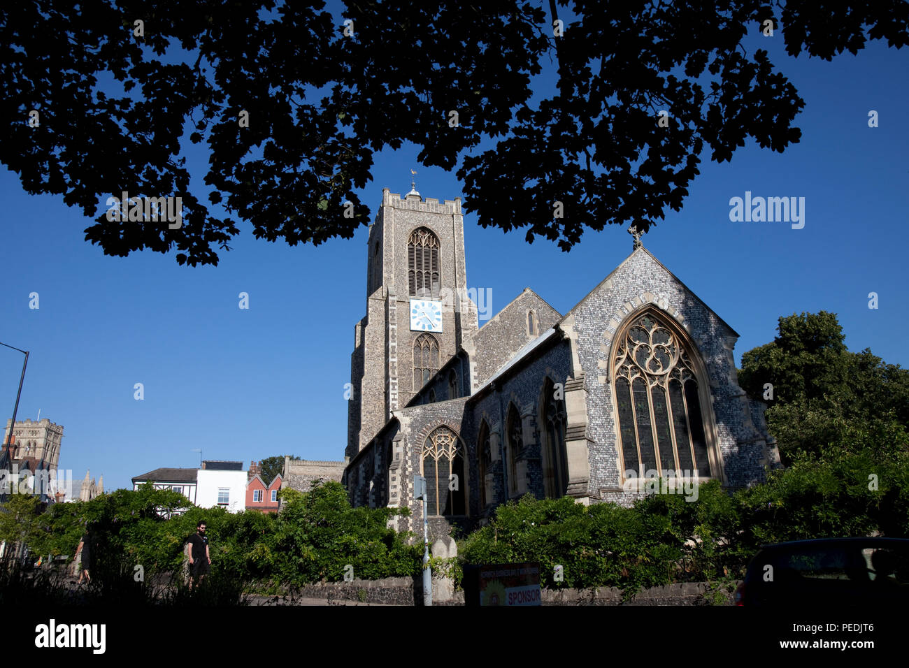 St Giles Kirche Norwich Stockfoto
