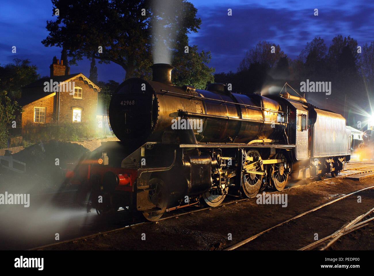 42968 ruht auf Bridgnorth SVR 24.9.11 Halle Stockfoto