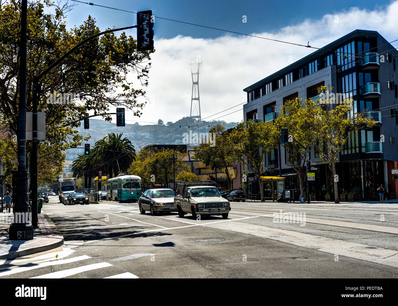 Foto in San Francisco Kalifornien genommen, die Vereinigten Staaten von Amerika. Stockfoto