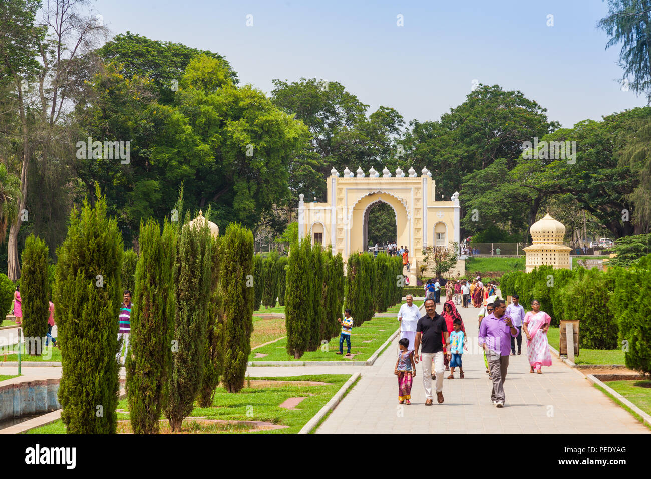 Darja Daulat Bagh, Srirangapatana, Indien Stockfoto