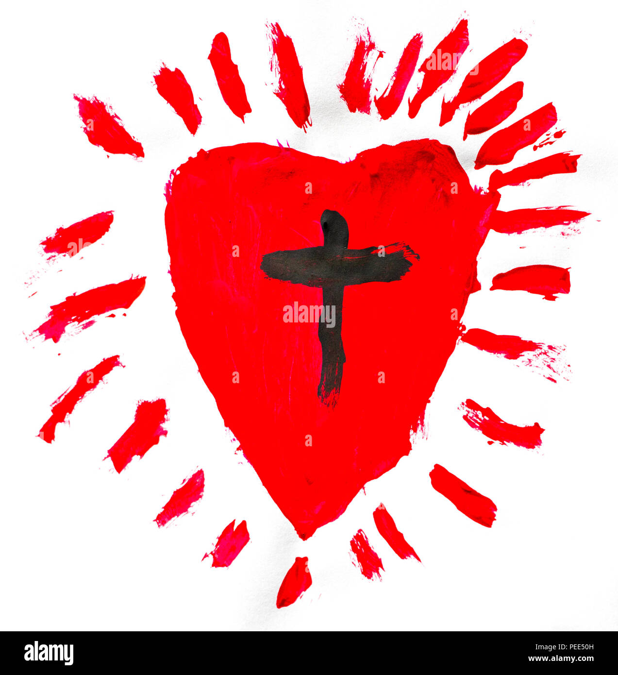 Bleistiftzeichnung von jesus Ausgeschnittene Stockfotos und bilder Alamy