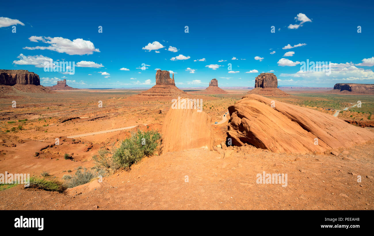 Monument Valley in Arizona Stockfoto