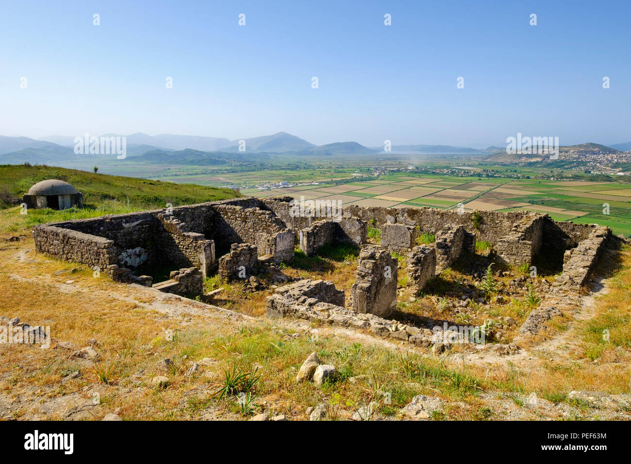 Ruinen, antike Stadt Phoinike, Finiq Foinike, in der Nähe von Saranda, Albanien Qark Vlora Stockfoto