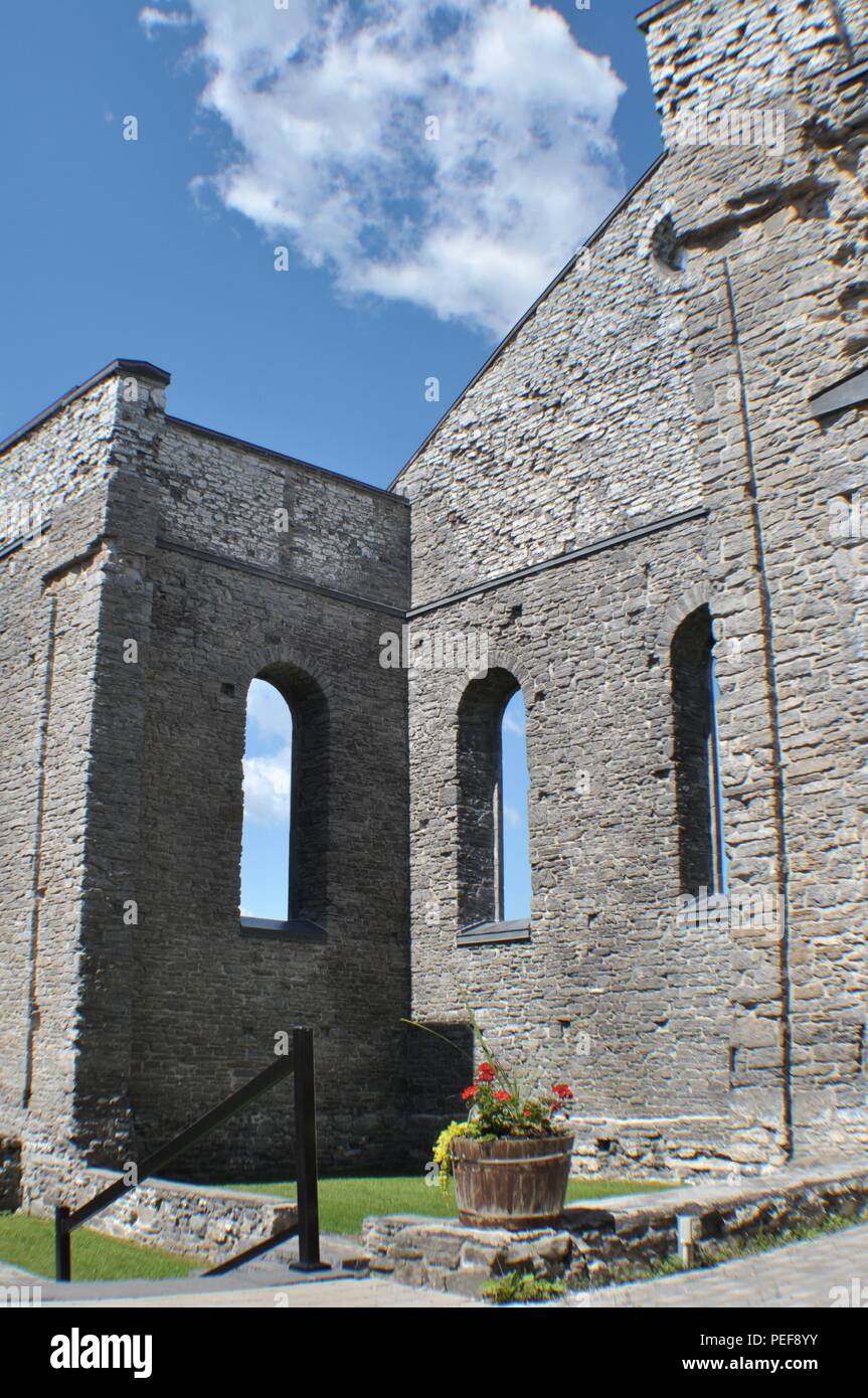 St. Raphael Ruinen - Williamstown, Ontario Stockfoto