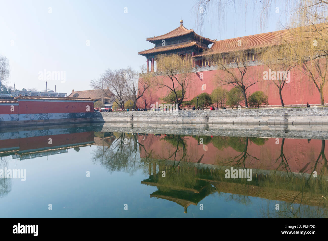 Verbotene Stadt in Peking Stockfoto