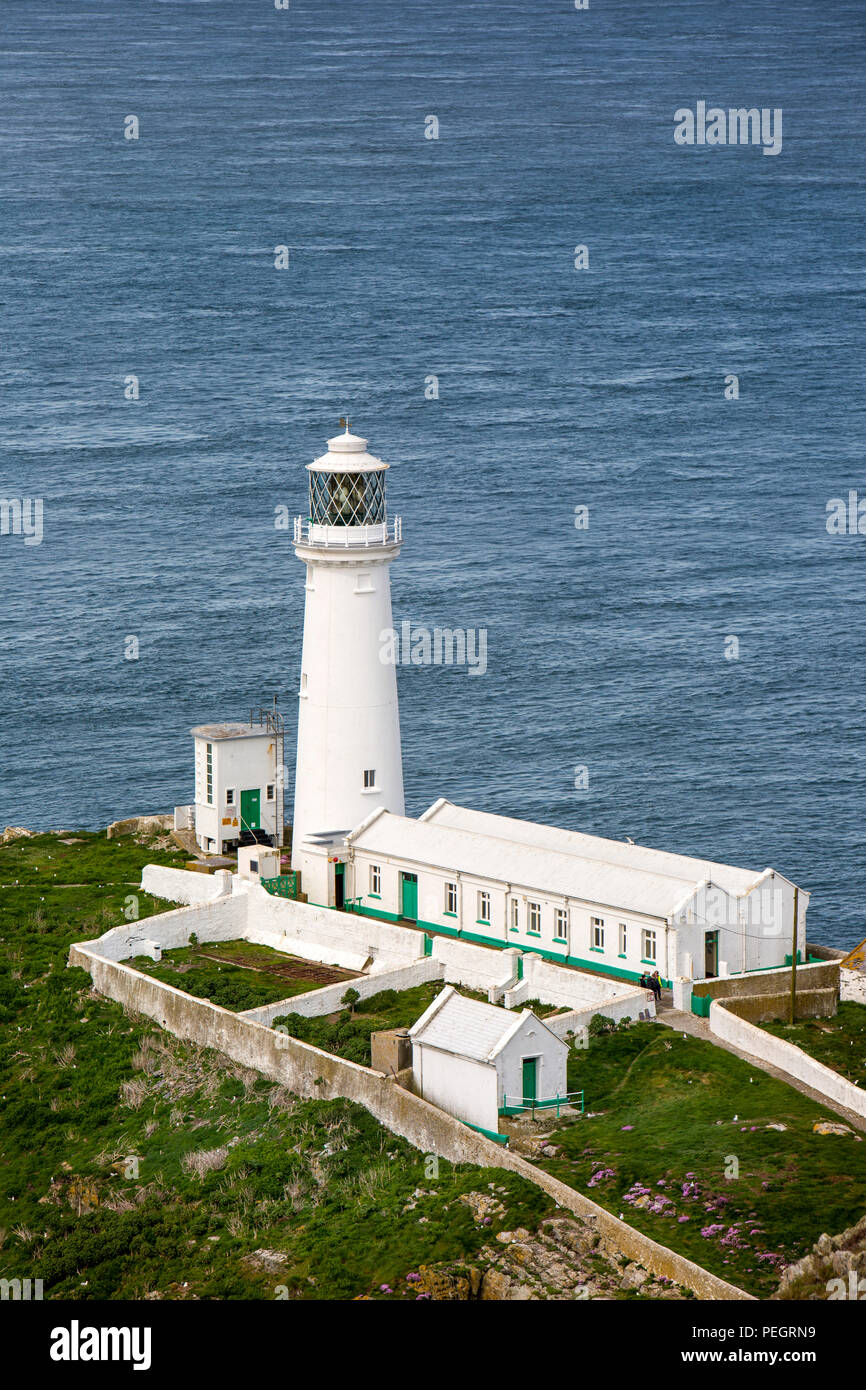 Großbritannien, Wales, Anglesey, Holy Island, South Stack Lighthouse Stockfoto