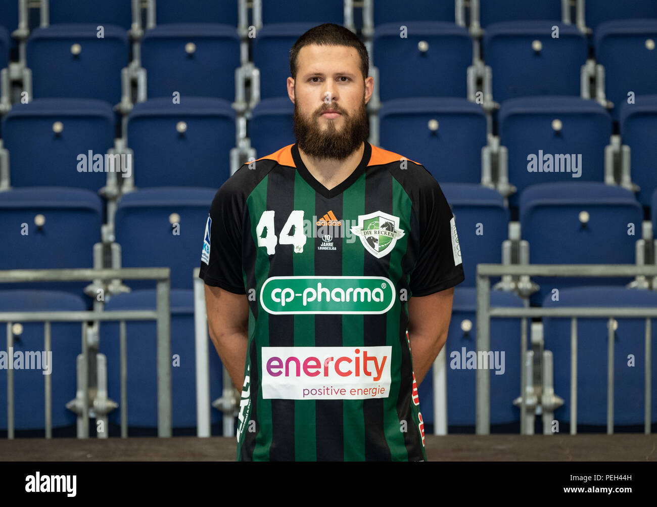 14. August 2018, Deutschland, Hannover, Handball, Bundesliga, Foto, TSV Hanover-Burgdorf 'Die Recken' für die Saison 2018/19 in der TUI Arena: Hannovers Ilija Brozovic. Foto: Peter Steffen/dpa Stockfoto