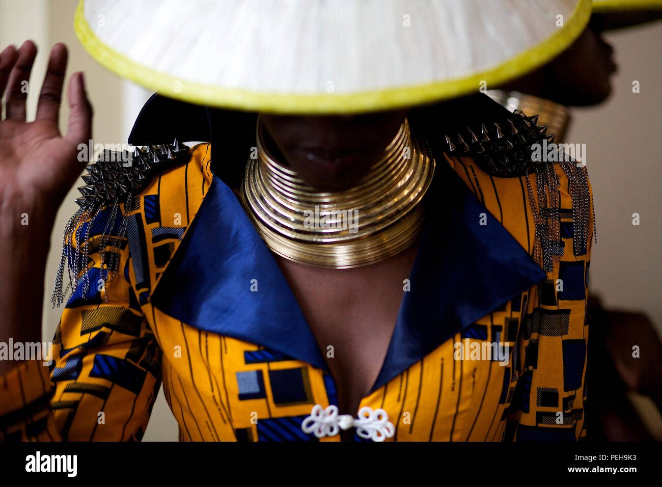 Back Stage während African Fashion Week 2018: London Stockfoto