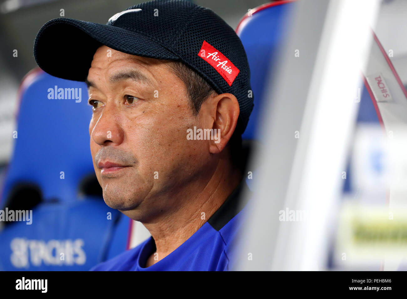 Kanagawa, Japan. 15 Aug, 2018. Yahiro Kazama (Grampus) Fußball: 2018 J1 Liga Match zwischen Yokohama FMarinos 1-2 Nagoya Grampus bei Nissan Stadion in Kanagawa, Japan. Credit: yohei Osada/LBA SPORT/Alamy leben Nachrichten Stockfoto