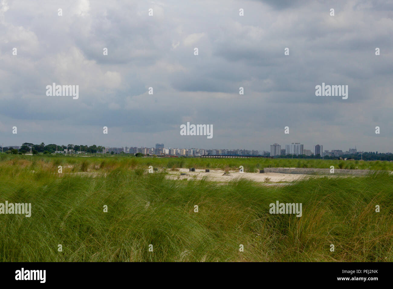 Verzweifelt, Urbanisierung, Dhaka Stockfoto