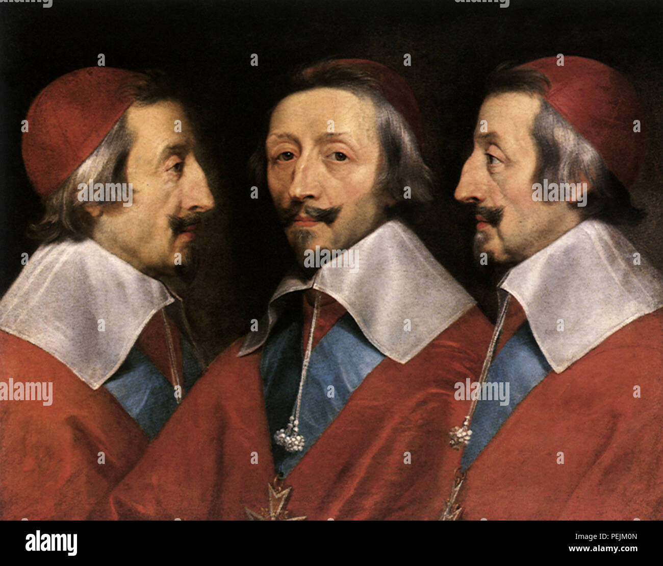 Kardinal Richelieu, Champaigne, Philippe de Stockfoto