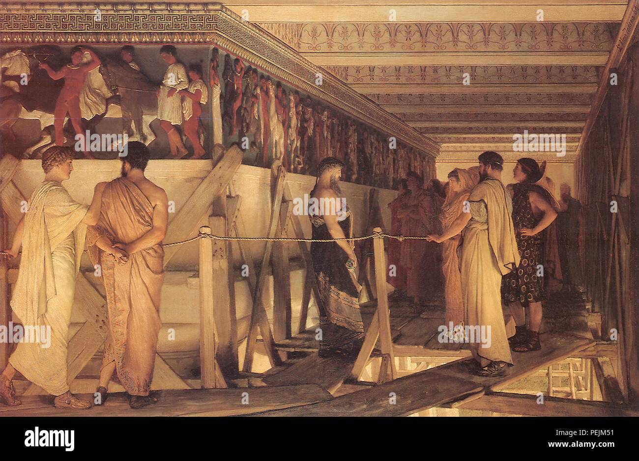 Parthenon Frieze, Alma-Tadema, Sir Lawrence Stockfoto