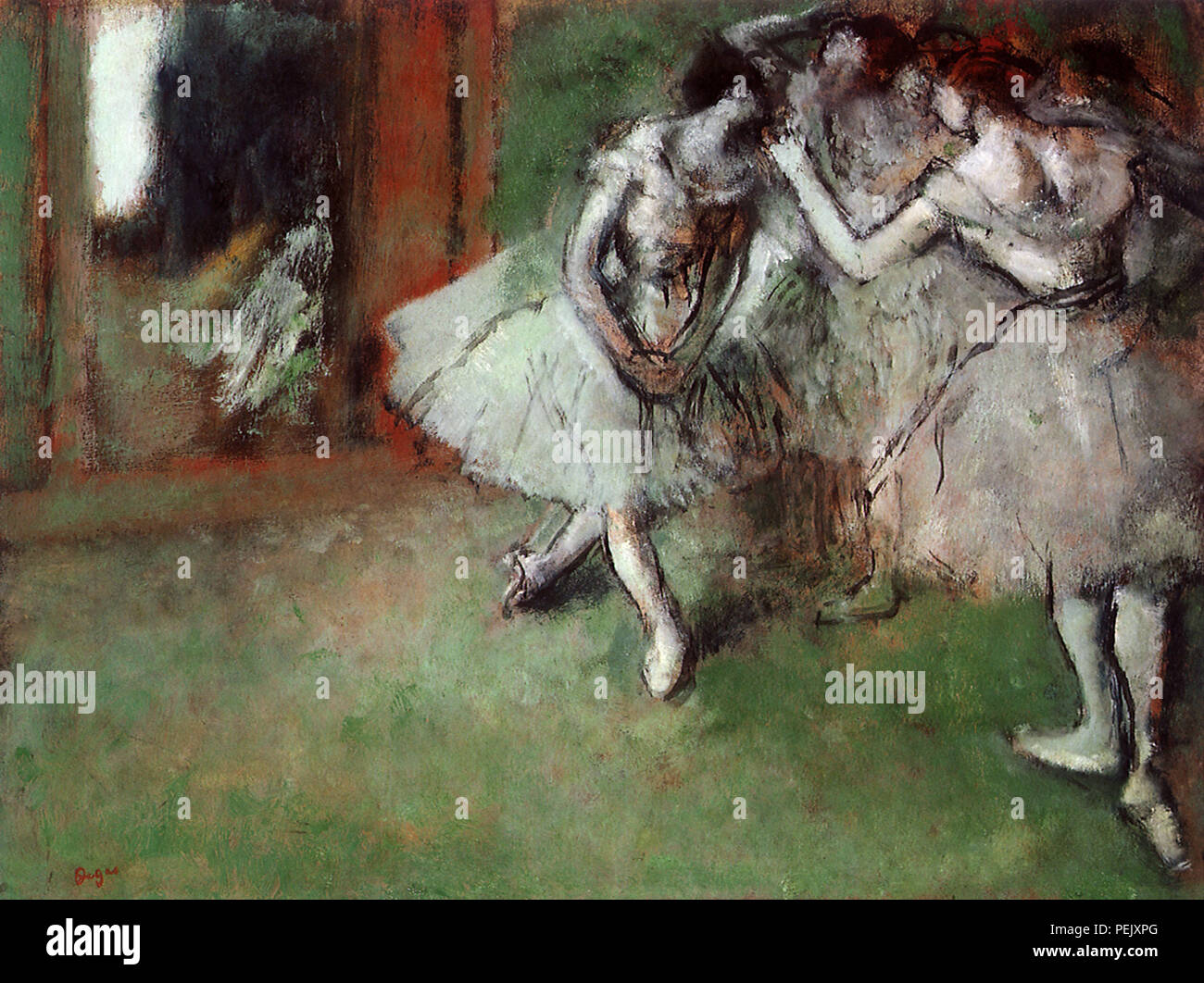 Corps de Ballet, Degas, Edgar Stockfoto