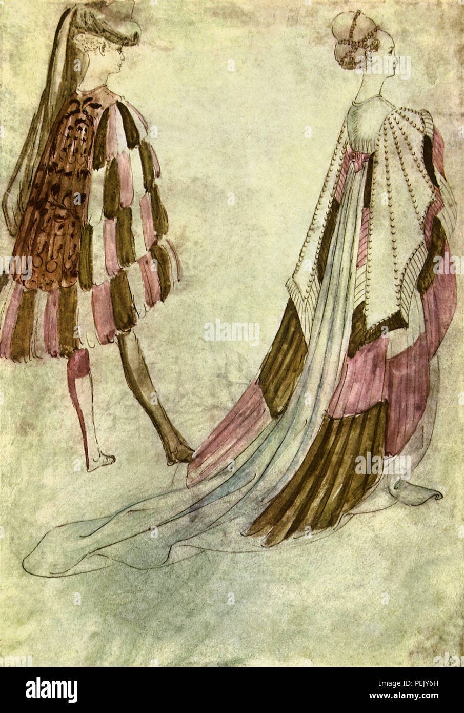 Periode Kostüme, Pisanello, Antonio Stockfoto