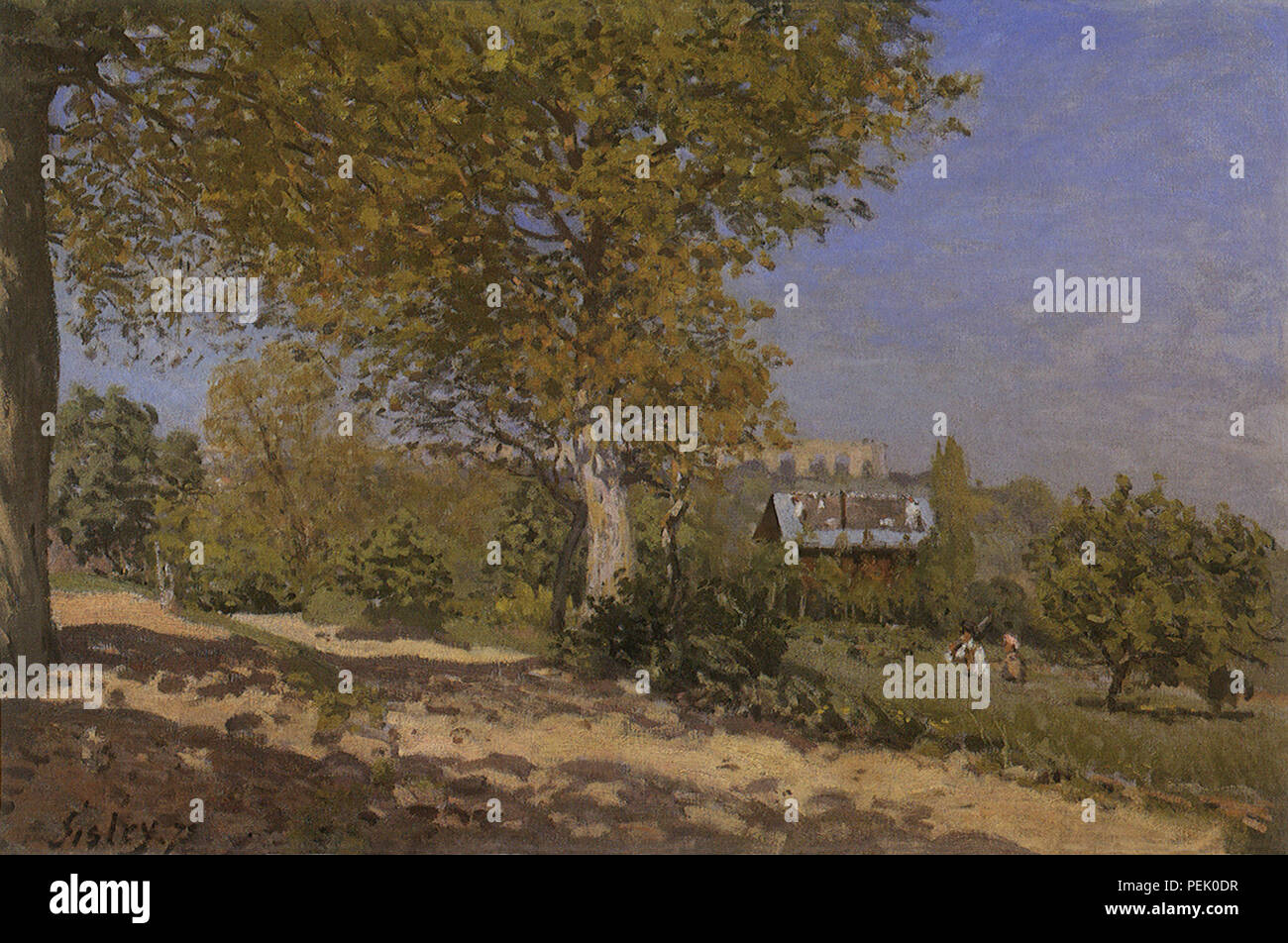 Umgebung von Louveciennes, Sisley, Alfred Stockfoto