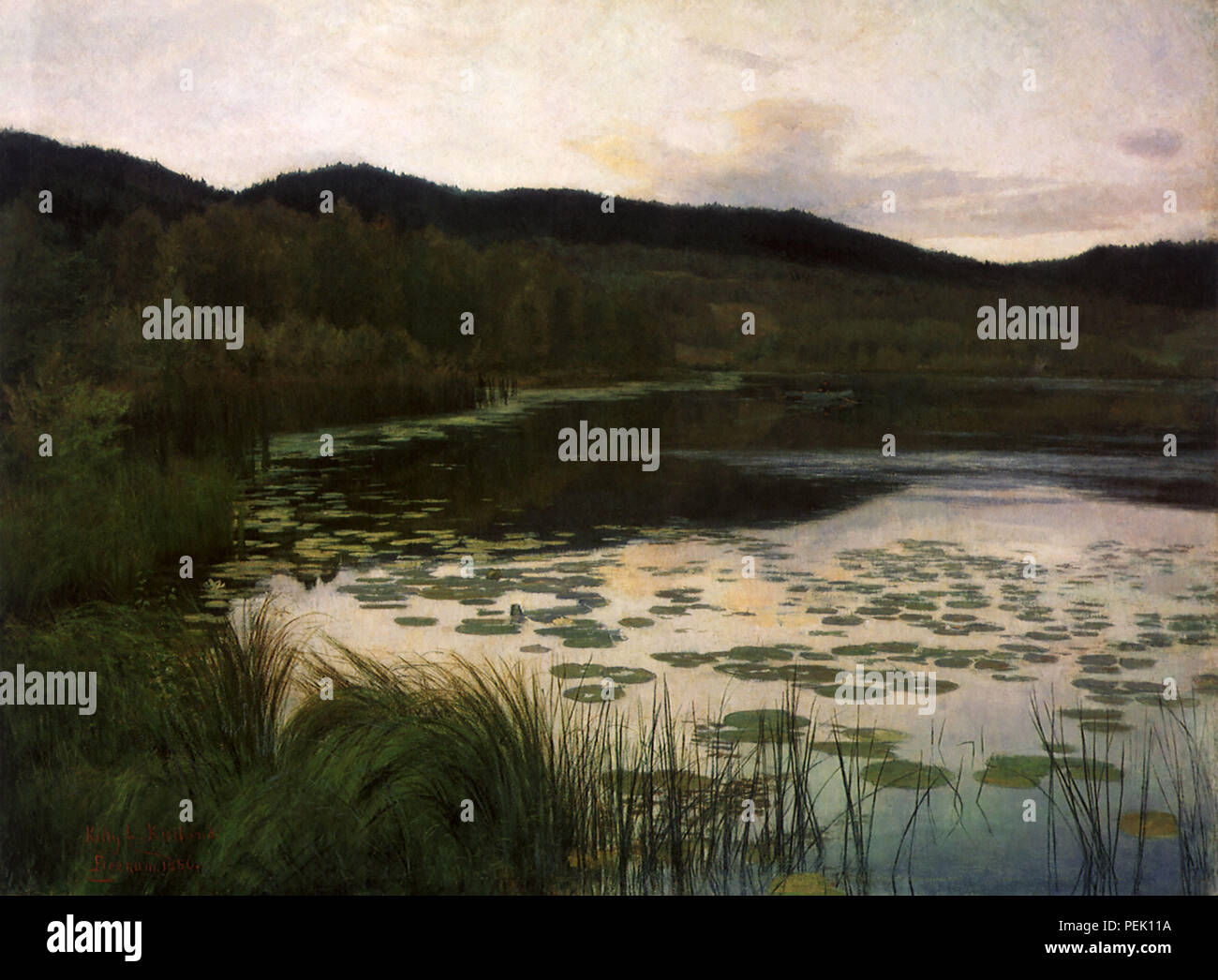 Sommer Nacht, Kielland, Kitty Stockfoto