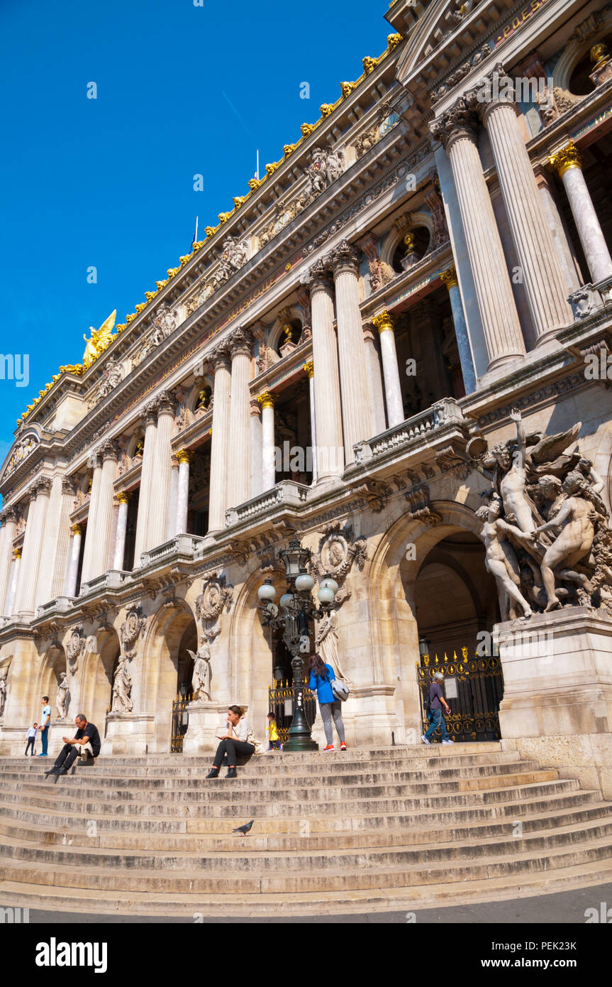 Oper, das Palais Garnier, Place de l'Opéra, Paris, Frankreich Stockfoto