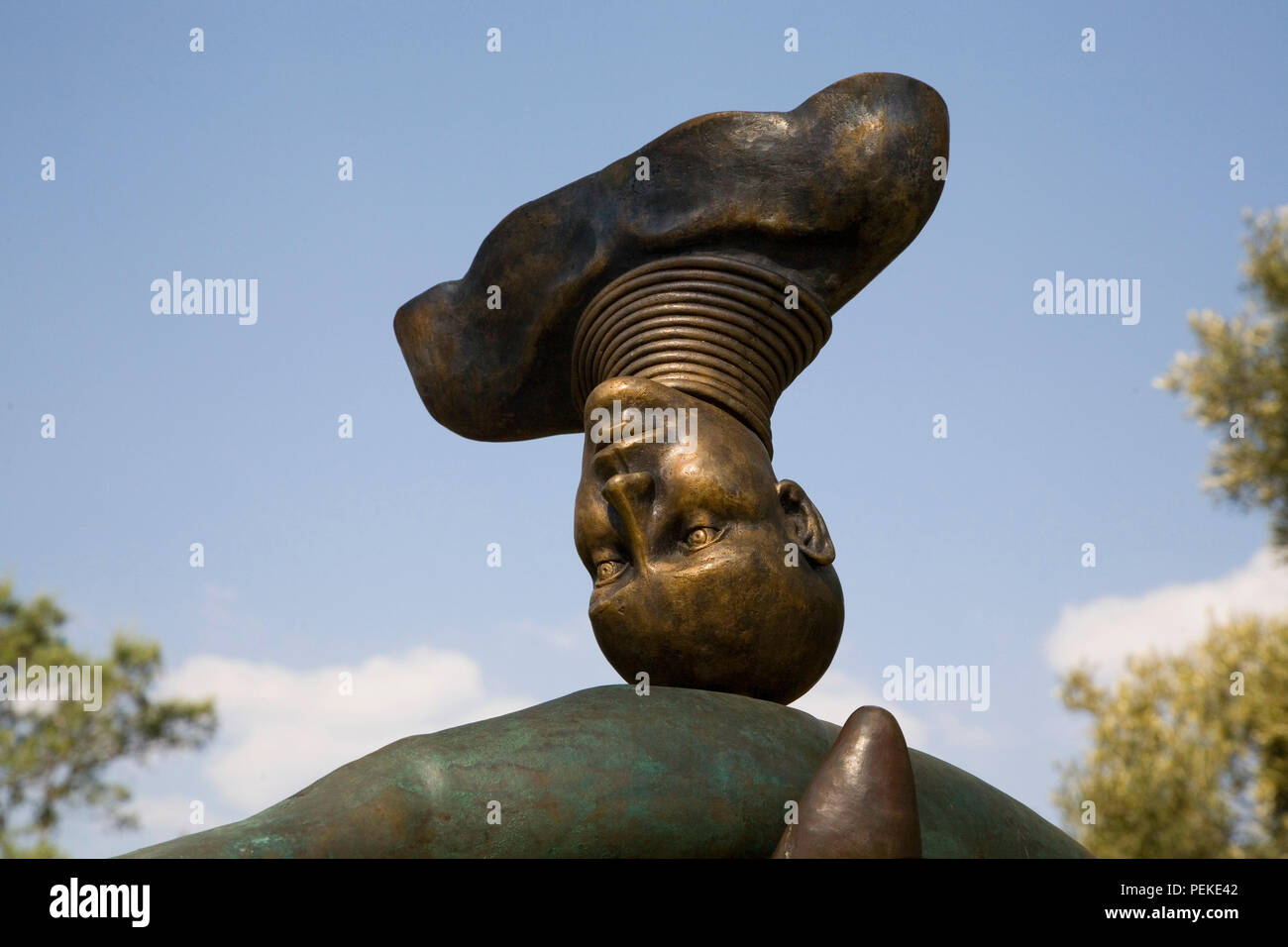 Bronze-Skulptur Stockfoto