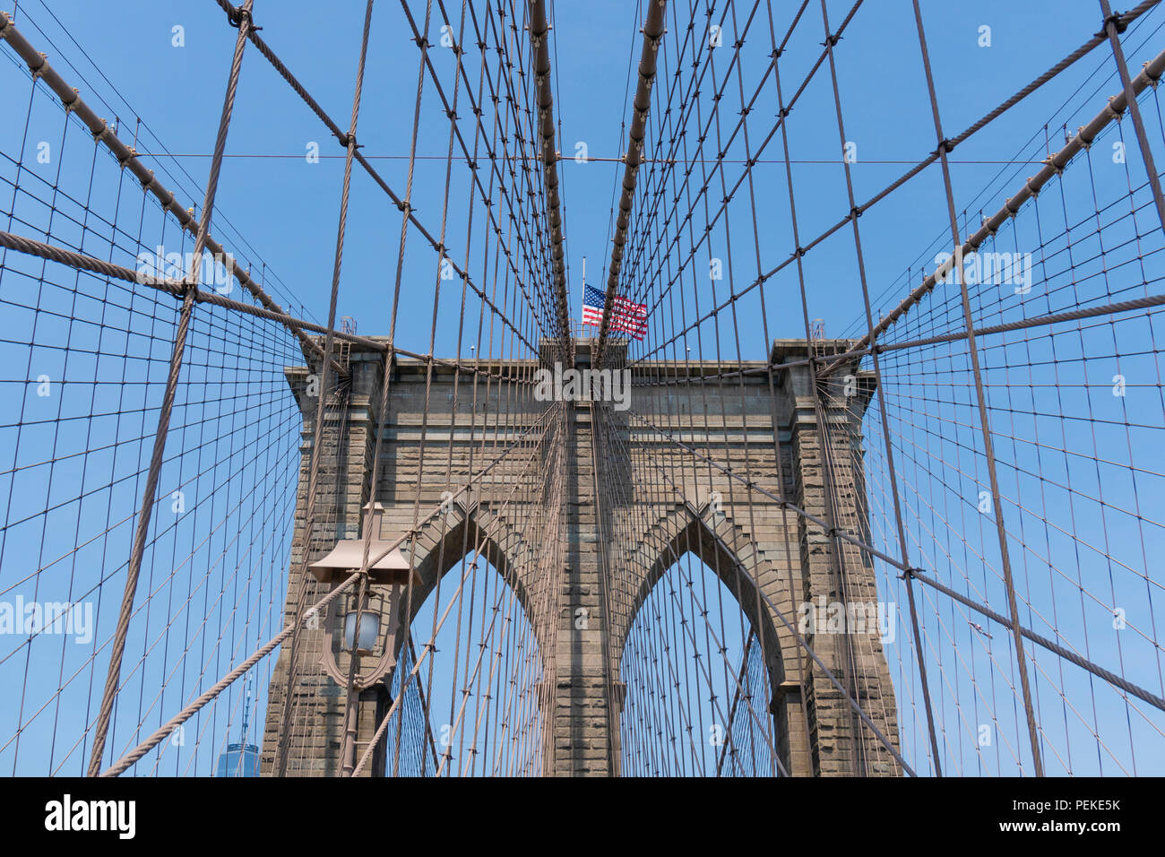 Brooklyn Bridge In New York City Stockfoto