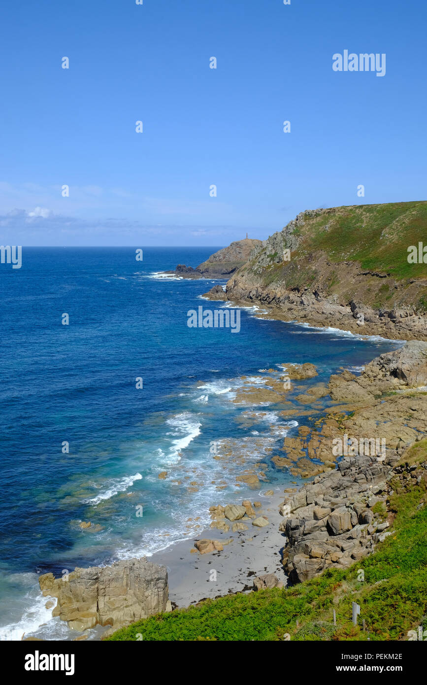 Babybett Strand, Porth Nanven, Cornwall Stockfoto