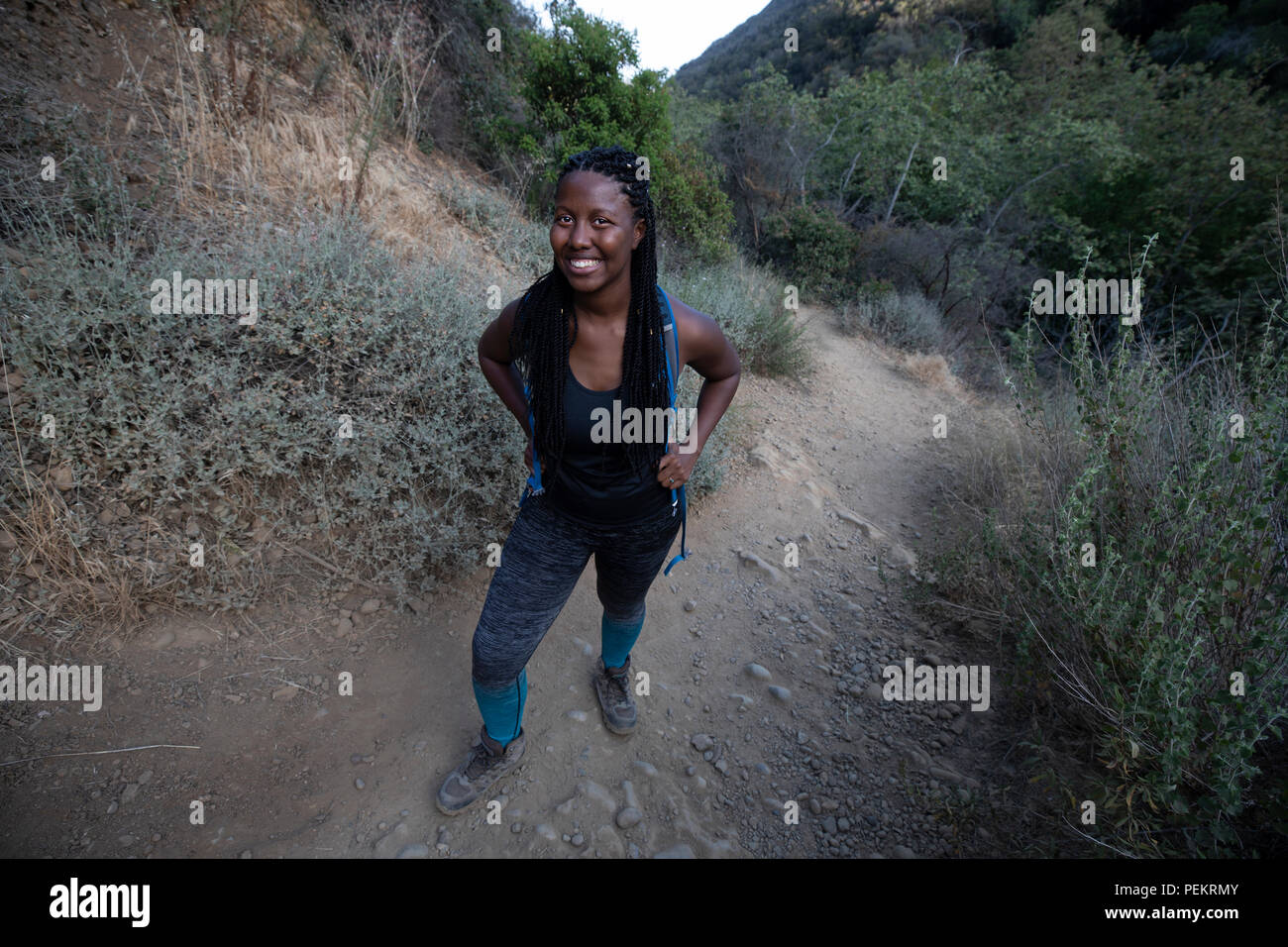 Tiffany Tharpe am 24th 2018. Juni im Temescal Canyon, Los Angeles, Kalifornien Stockfoto