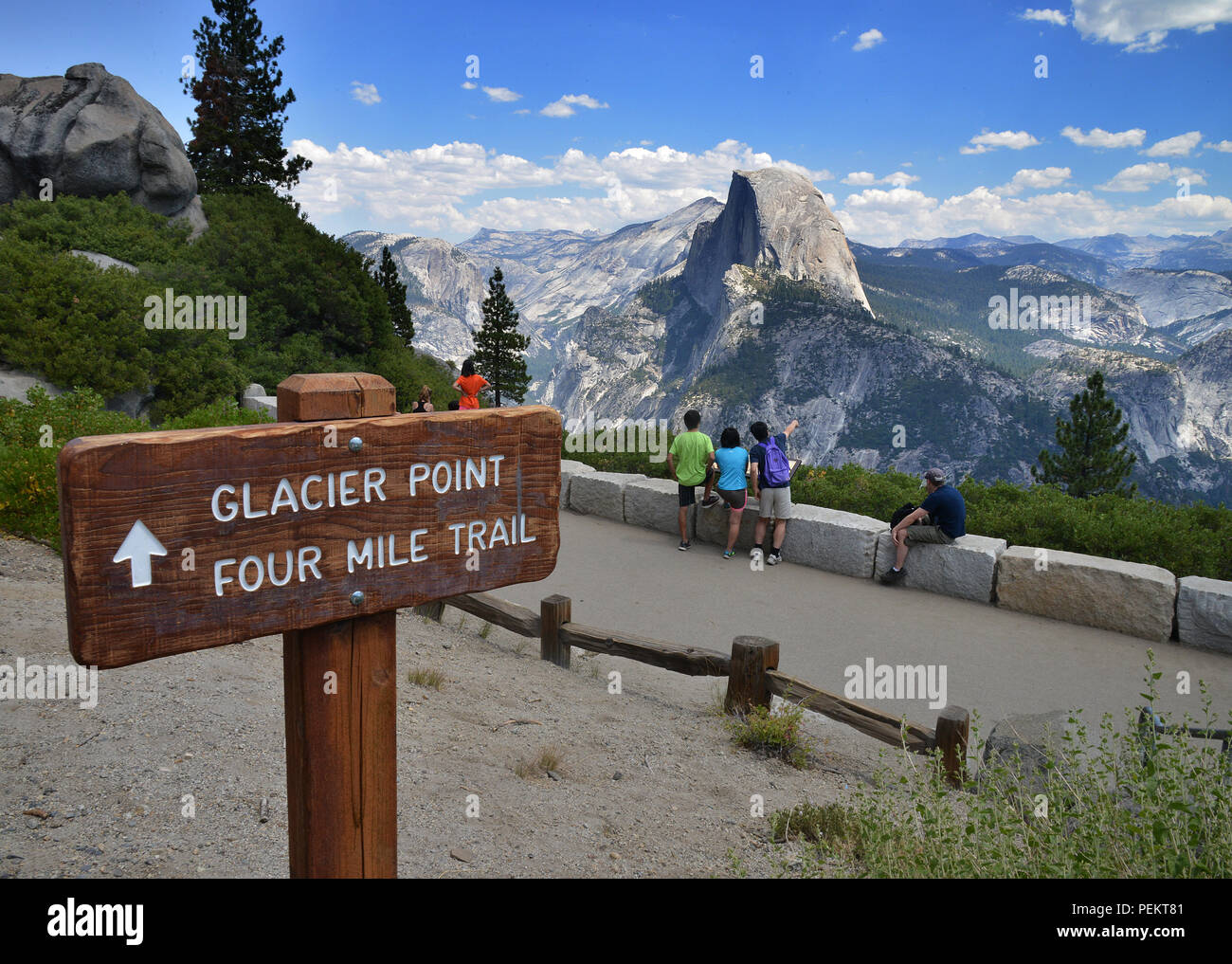 USA, Kalifornien, Half Dome, Yosemite Nationalpark Stockfoto