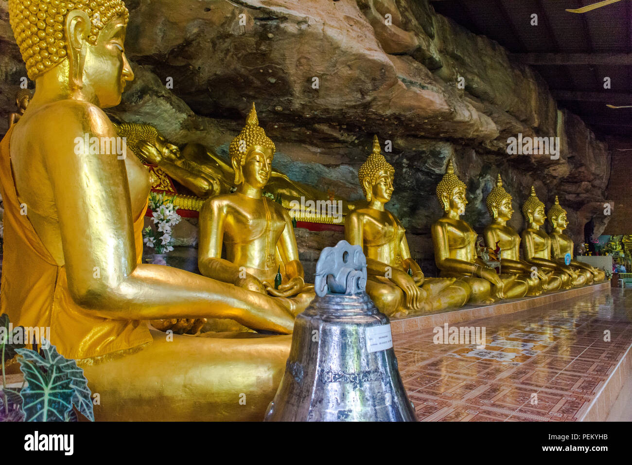 Tempel in der Provinz Ubon Ratchathani, im Nordosten (Isan) Region, Thailand Stockfoto