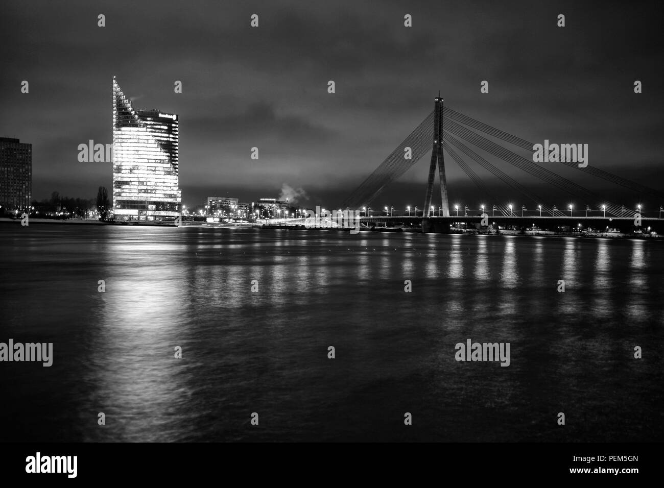 Vanšu neigt, Riga Stockfoto