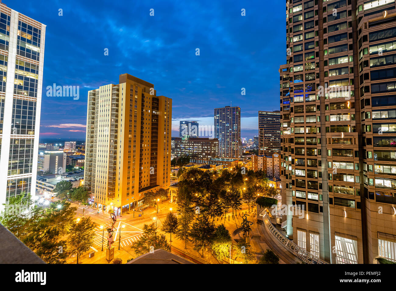 Atlanta, Georgia Skyline Stockfoto