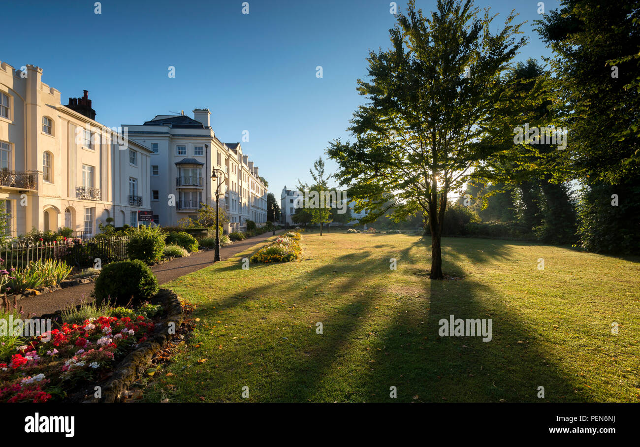 Dane John Gärten in Canterbury; Luxury Apartments in das hübsche Stadtzentrum Park. Stockfoto