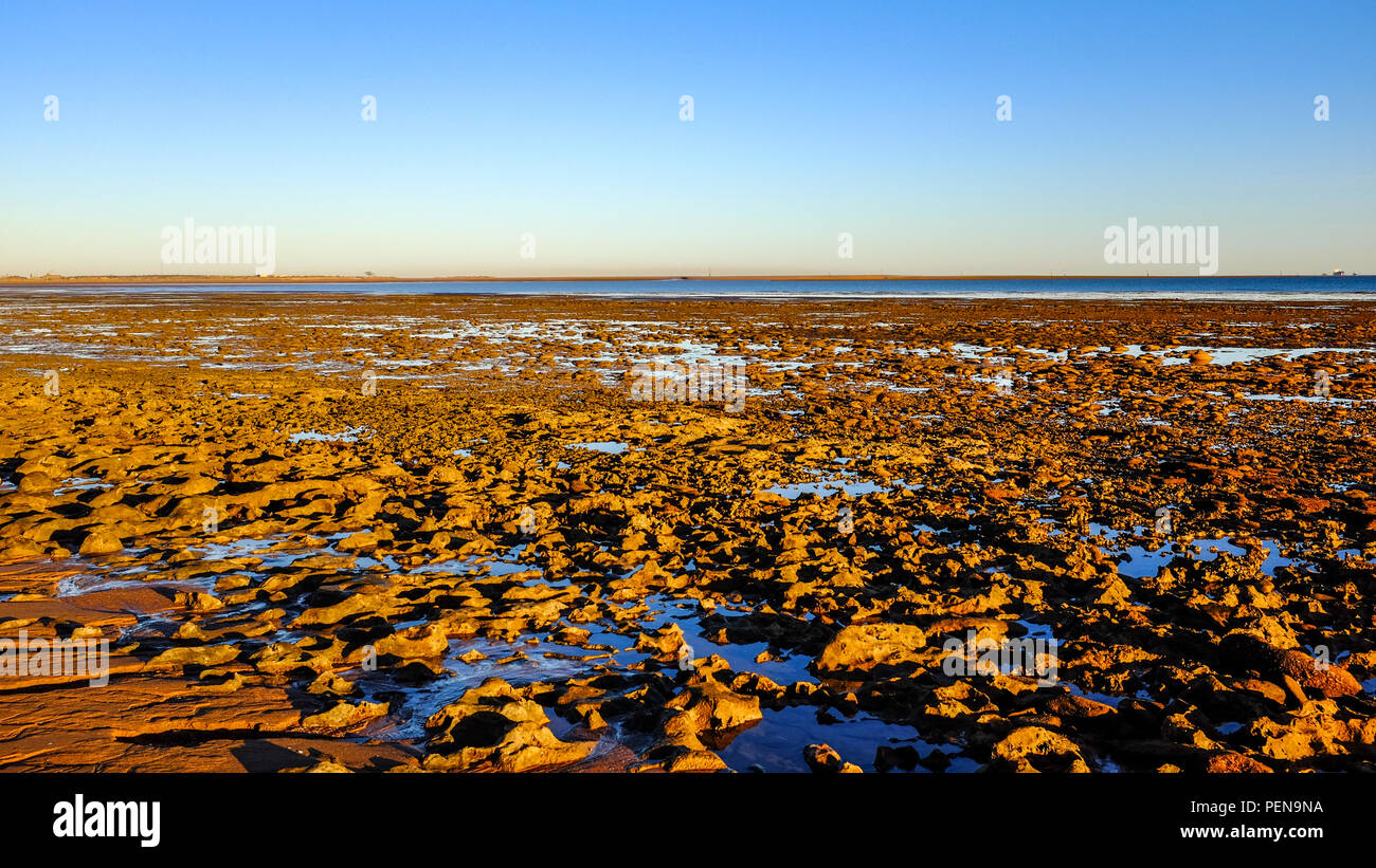 Roebuck Bay bei Ebbe Stockfoto