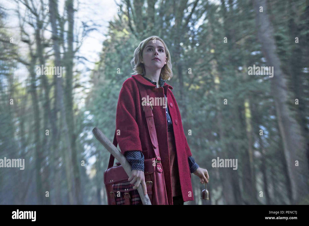 Gruselige Abenteuer von Sabrina 2018 > Netflix/Warner Bros TV-Produktion mit Kiernan Shipka Stockfoto