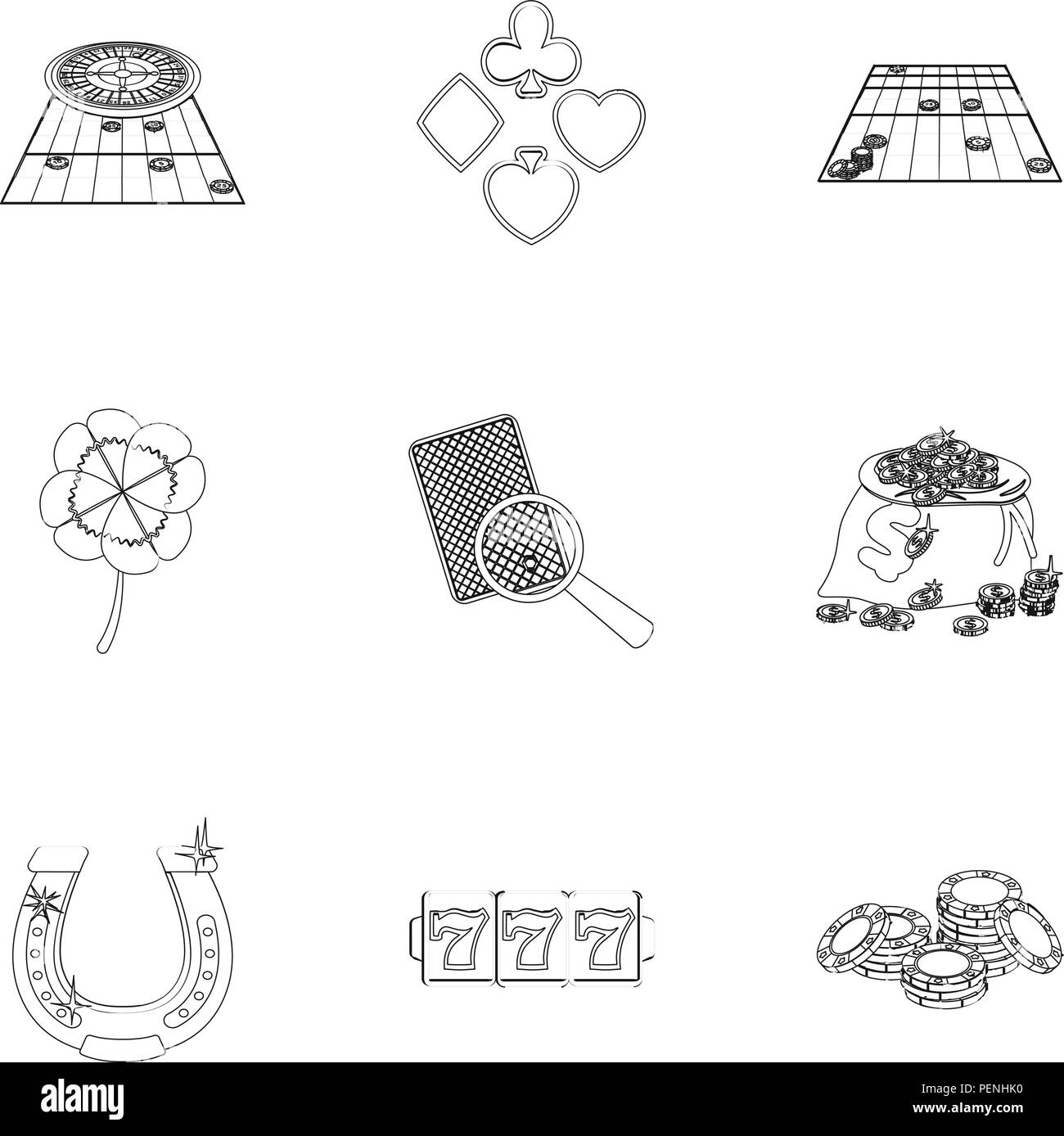Sucht, Amulett, Apparate, Tasche, Bank, Karten, Casino, Chips, Code, Sammlung, Kreuz, Verschuldung, Dollar, Domino, Unterhaltung, Spannung, Spiel, Spiele, Glas, Gold, Schutz, Hobby, Hufeisen, Icon, Illustration, isoliert, Logo, Lupe, Geld, Outline, Pica, Spieler, Poker, Erholung, Roulette, Einsparungen, Sicherheit, Satz, Zeichen, Symbol, Tabelle, Tambourin, Vector, Web, gewinnend, Wurm, Vektor, Vektoren, Stock Vektor