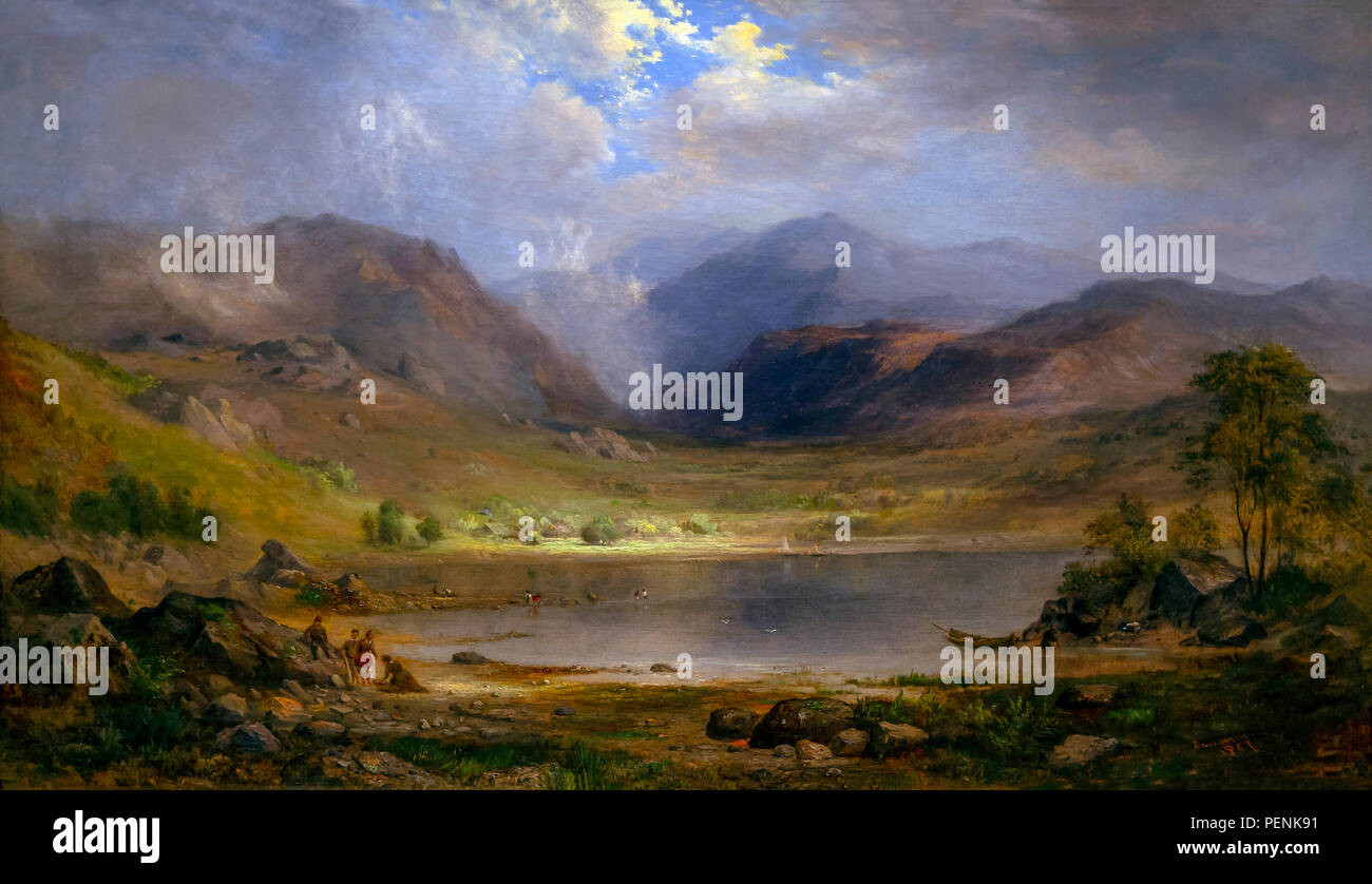 Loch Long, Robert S, Duncanson, 1867, Indianapolis Museum of Art, Indianapolis, Indiana, USA, Nordamerika Stockfoto