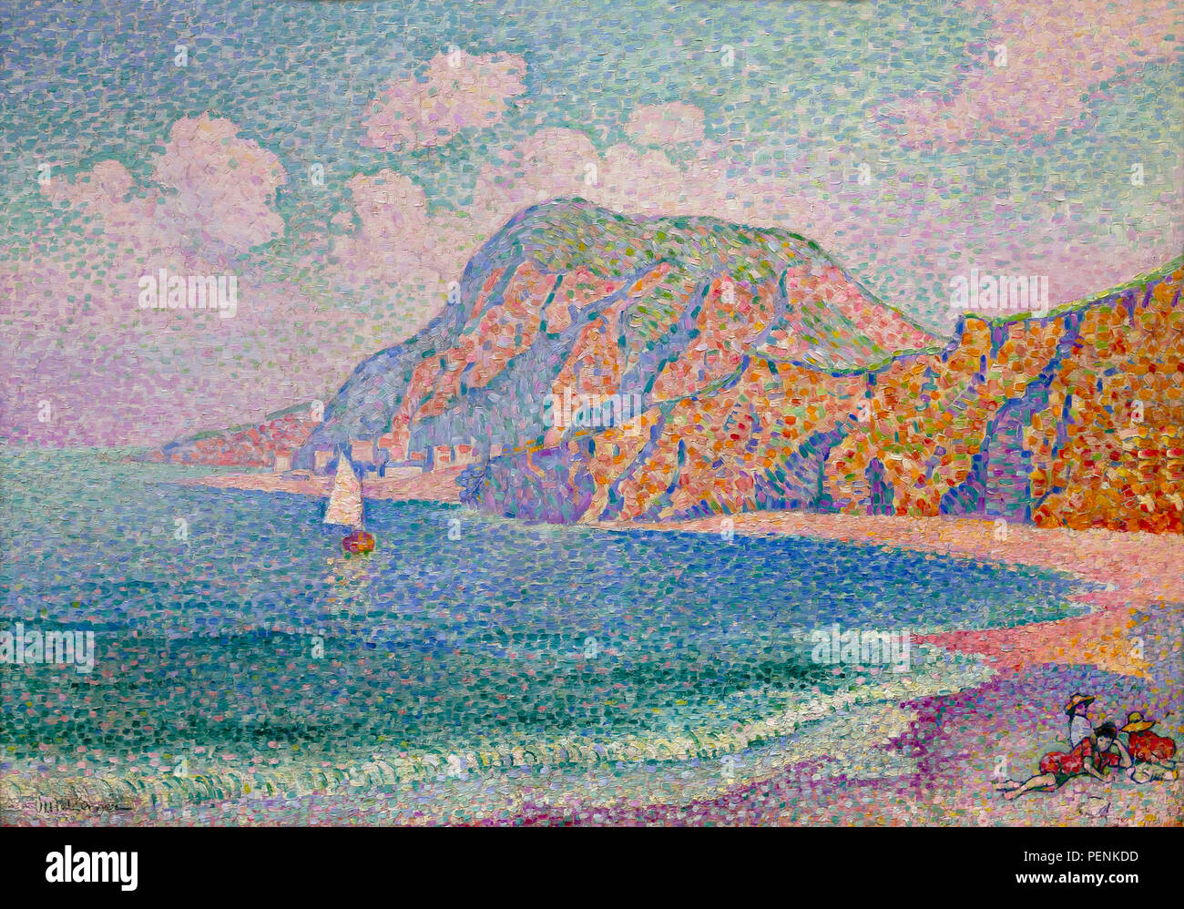 Die Küste, Jean Metzinger, circa 1905, Indianapolis Museum of Art, Indianapolis, Indiana, USA, Nordamerika Stockfoto