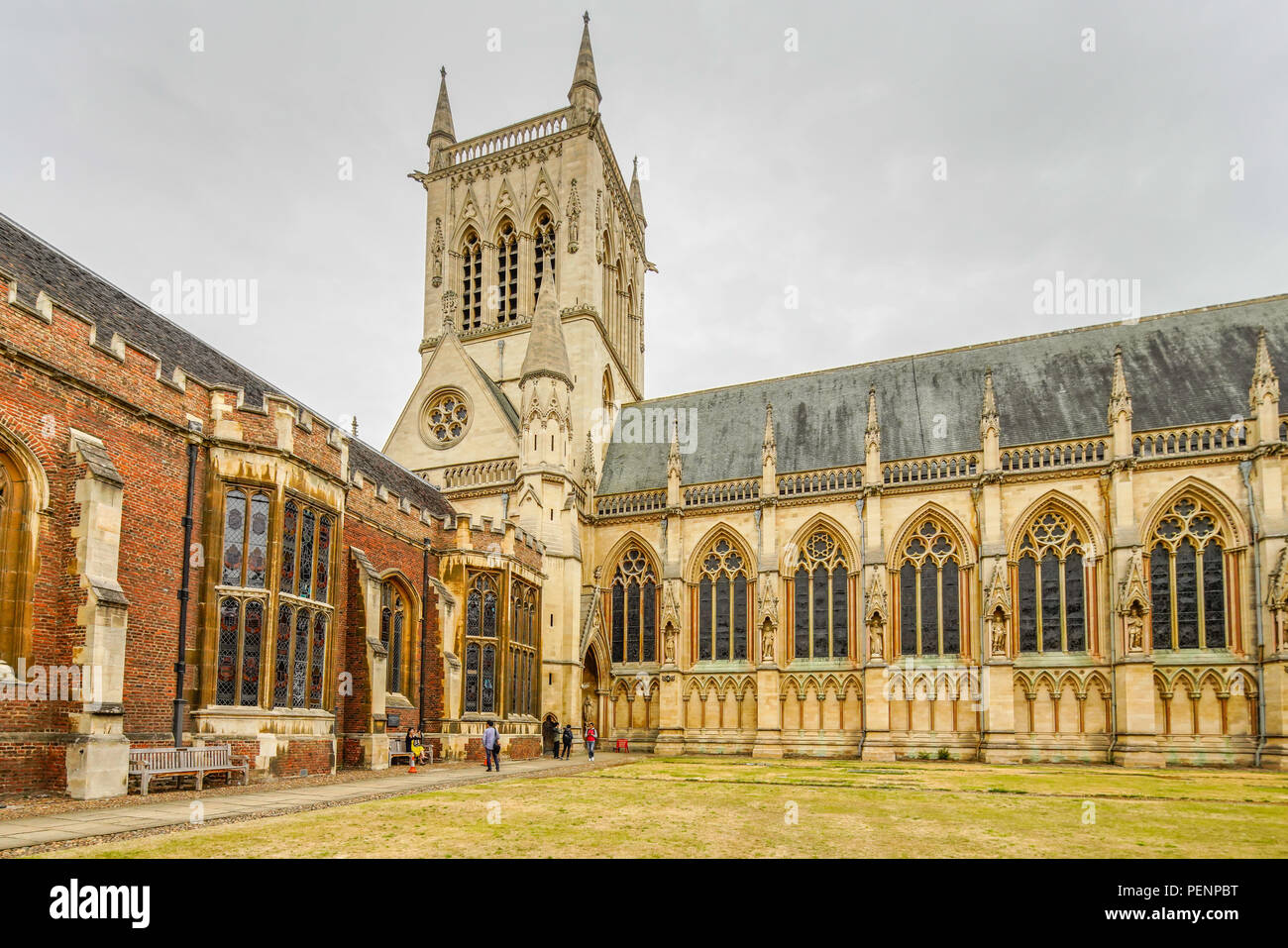 St. Johns College in Cambridge, Großbritannien. Stockfoto