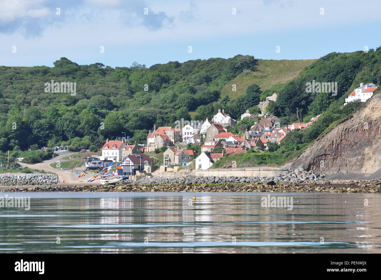 [Songbook] Bay, North Yorkshire, England, Großbritannien Stockfoto