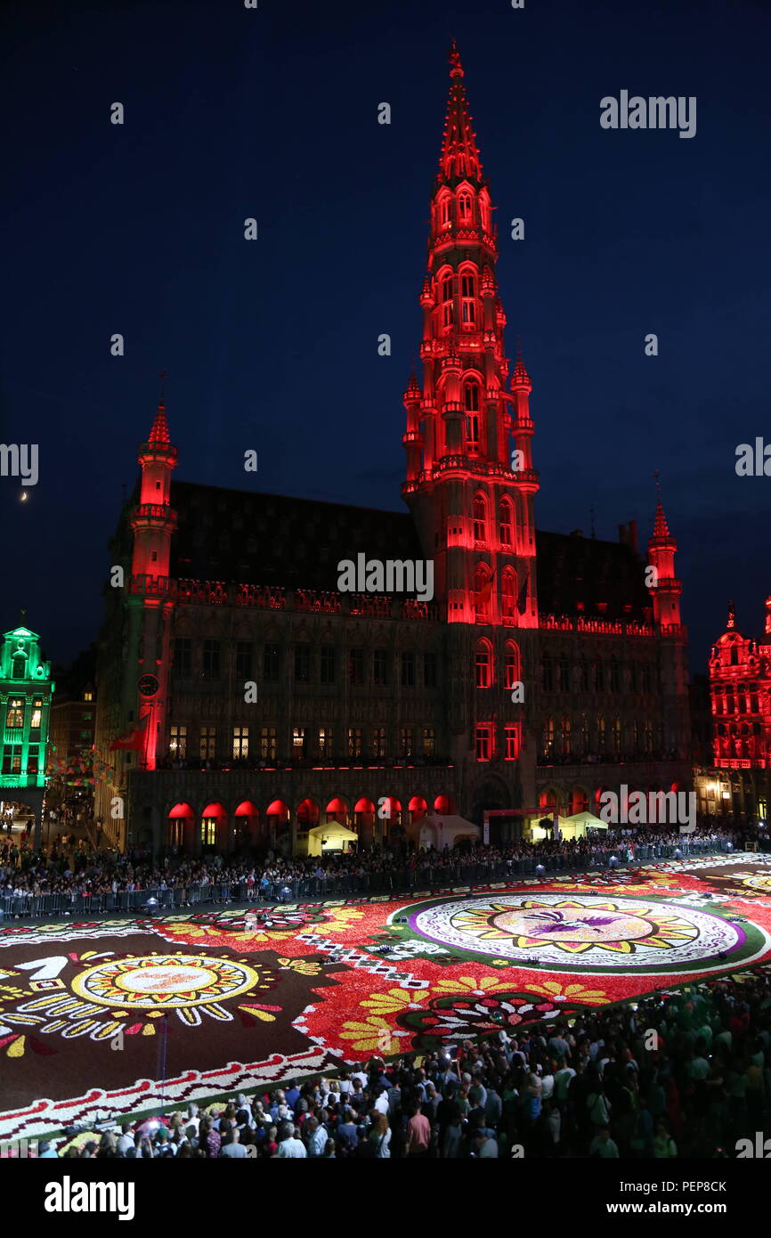 Brussel 16 Aug 2018 Foto Am 12 08 16 2018 Zeigt Die Nacht