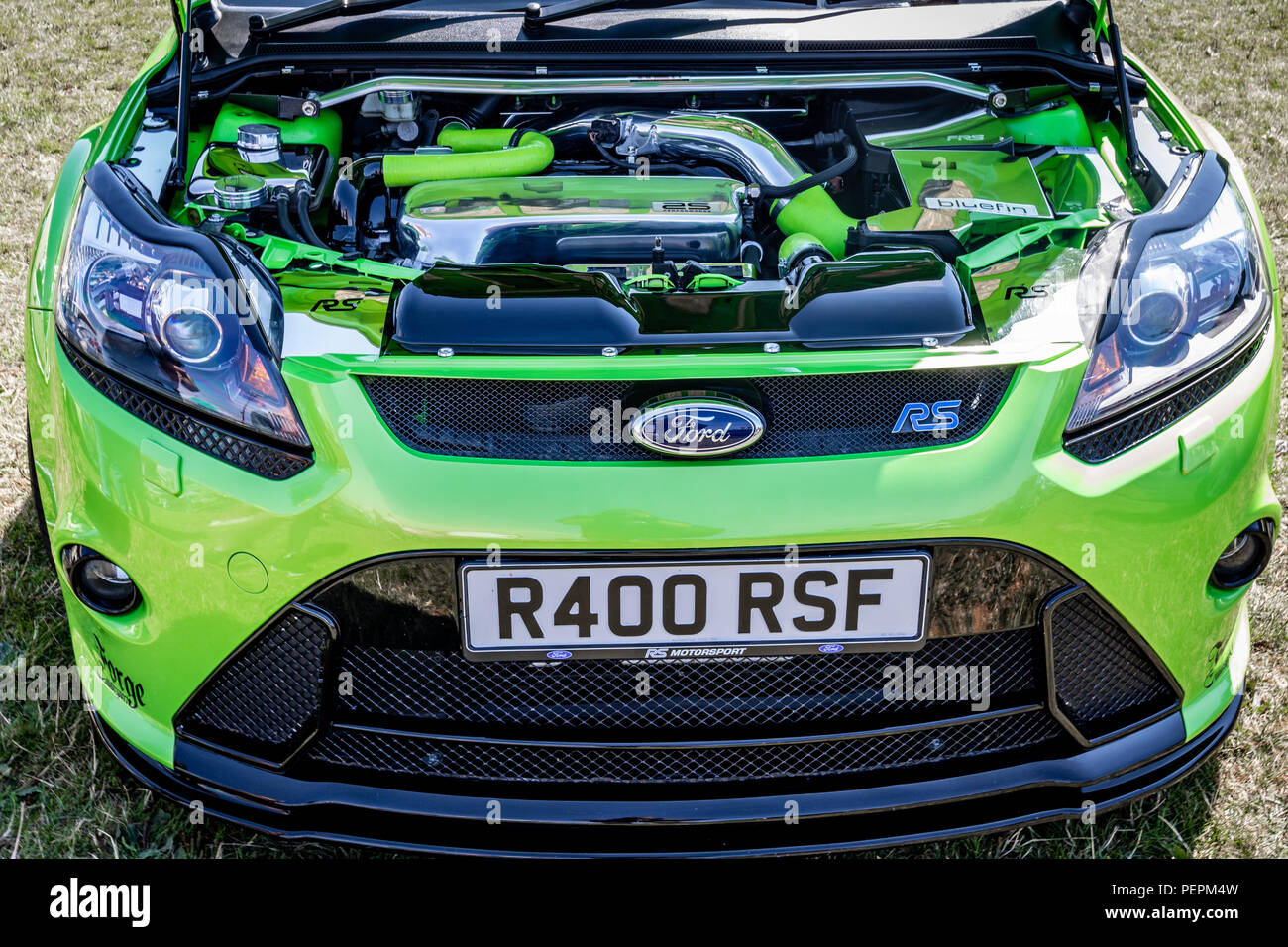 Ford Focus RS 400 Classic Car Show porthcawl 2018 Stockfoto