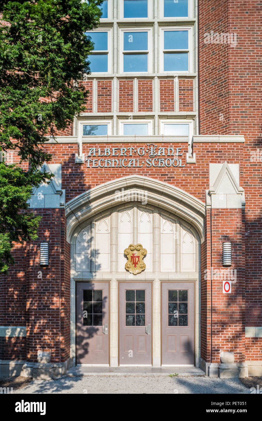 Albert G. Lane Technical High School - Chicago Public Schools Stockfoto