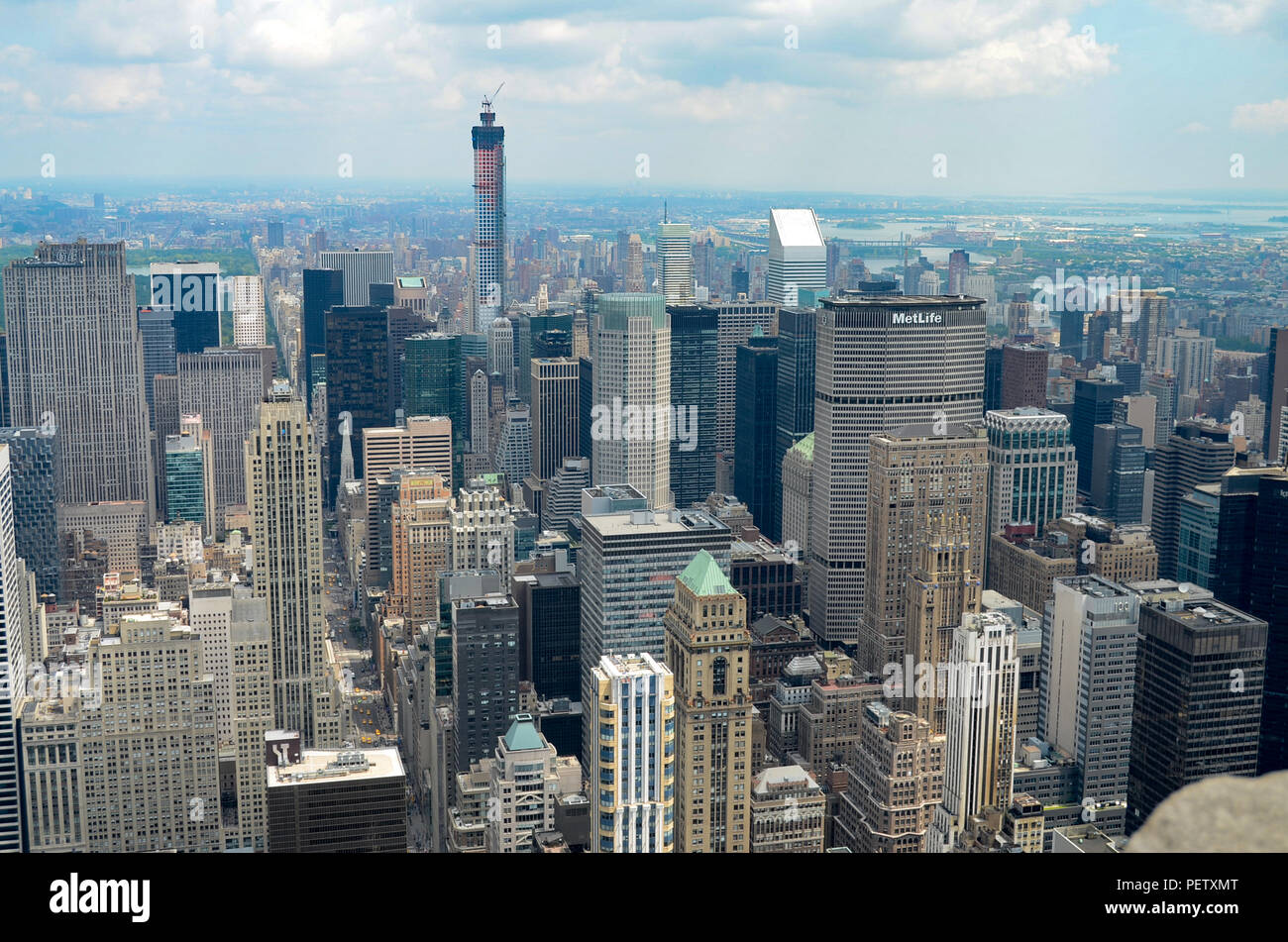 Skyline von New York City Stockfoto