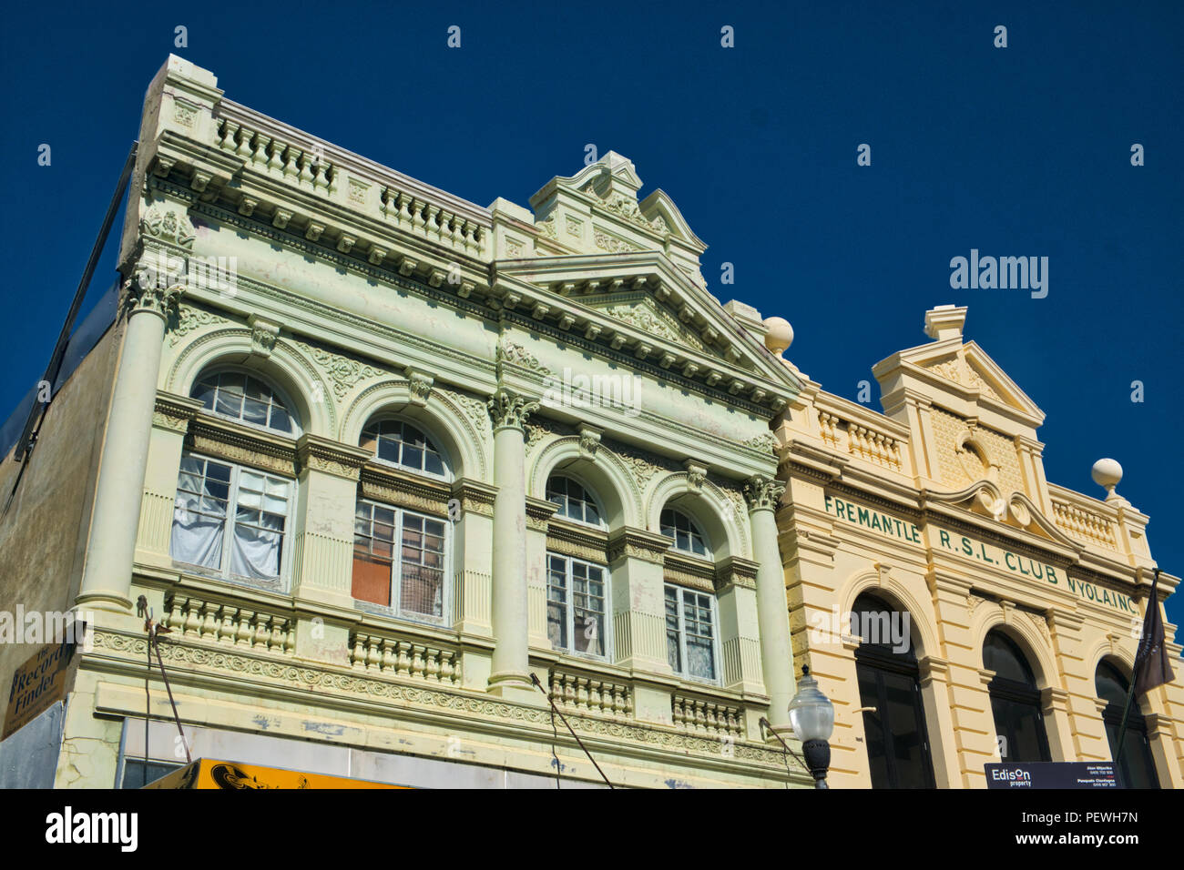 Alte pensionierte Service Liga Gebäude Stockfoto